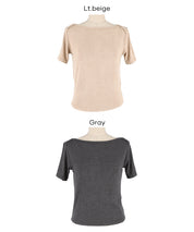 船領合身短袖上衣