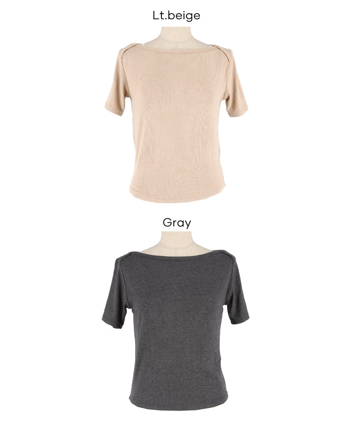 船領合身短袖上衣