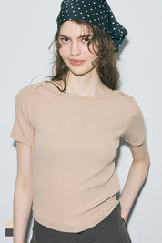 船領合身短袖上衣