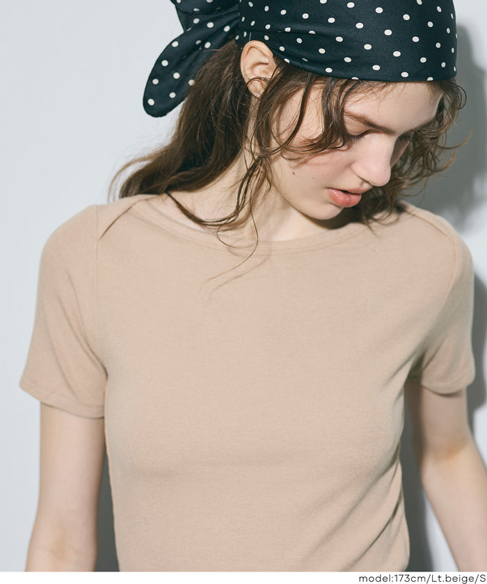 船領合身短袖上衣