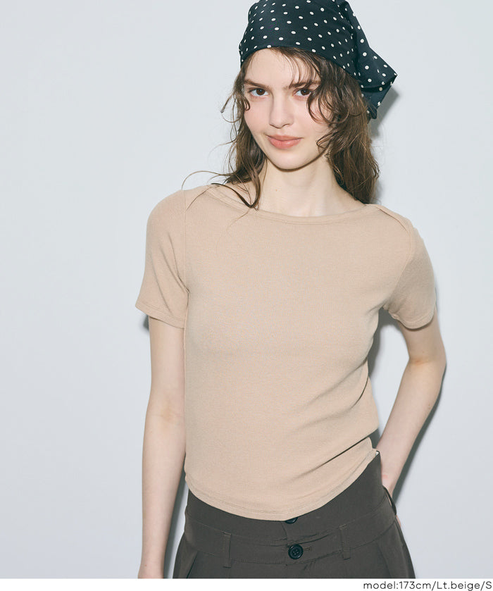 船領合身短袖上衣