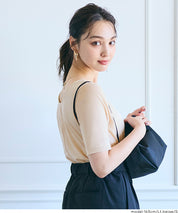 氣質垂感絲絨中線短袖上衣