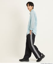 男裝側線條運動風彈性休閒褲