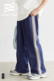 男裝側線條運動風彈性休閒褲