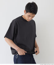 【Heavy Cotton】Men's Basic Crew Neck Short Sleeve Tee Top