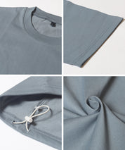 【Heavy Cotton】Men's Basic Crew Neck Short Sleeve Tee Top