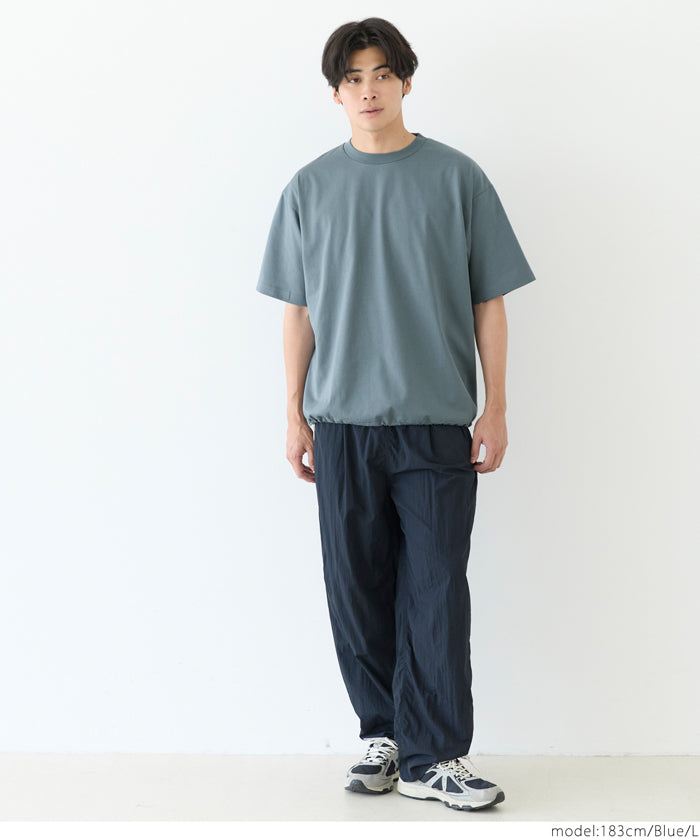 【Heavy Cotton】Men's Basic Crew Neck Short Sleeve Tee Top