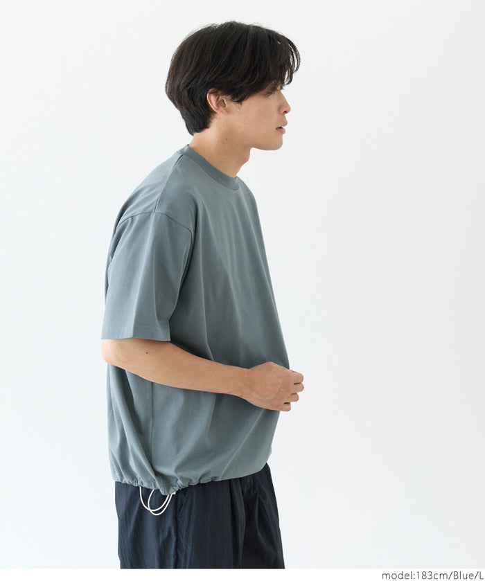 【Heavy Cotton】Men's Basic Crew Neck Short Sleeve Tee Top