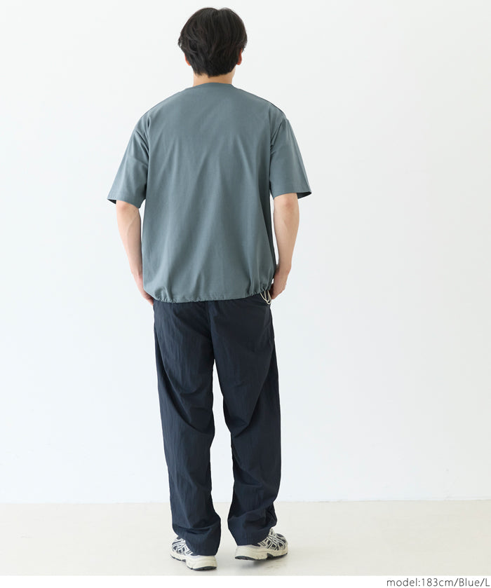 【Heavy Cotton】Men's Basic Crew Neck Short Sleeve Tee Top