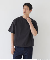 【Heavy Cotton】Men's Basic Crew Neck Short Sleeve Tee Top