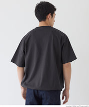 【Heavy Cotton】Men's Basic Crew Neck Short Sleeve Tee Top