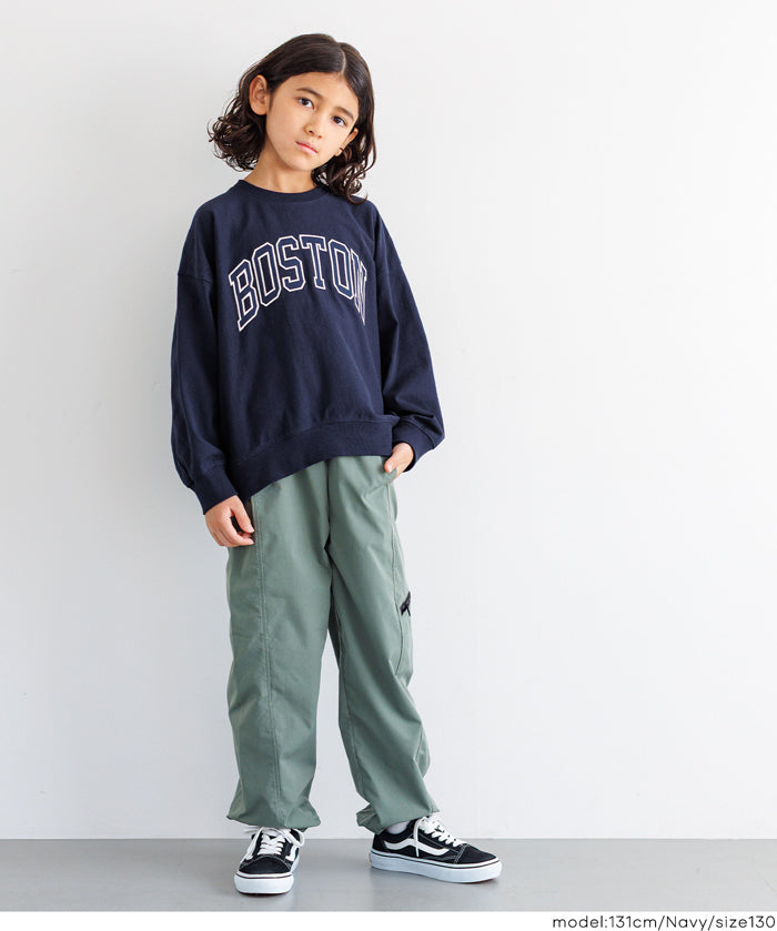 童裝英字LOGO長袖衛衣 親子裝