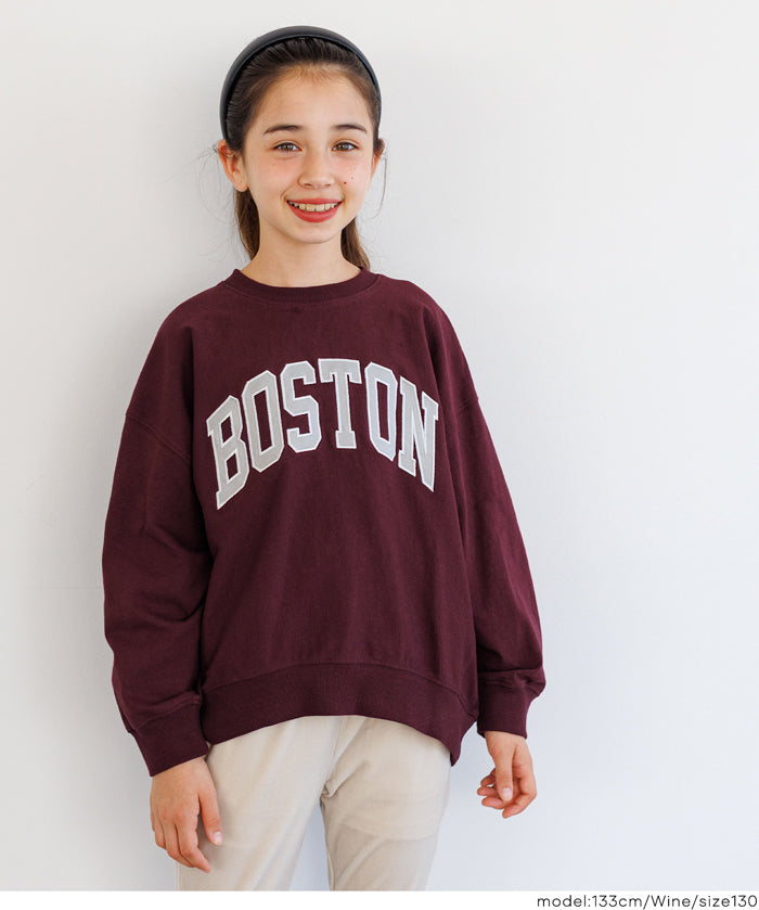 童裝英字LOGO長袖衛衣 親子裝