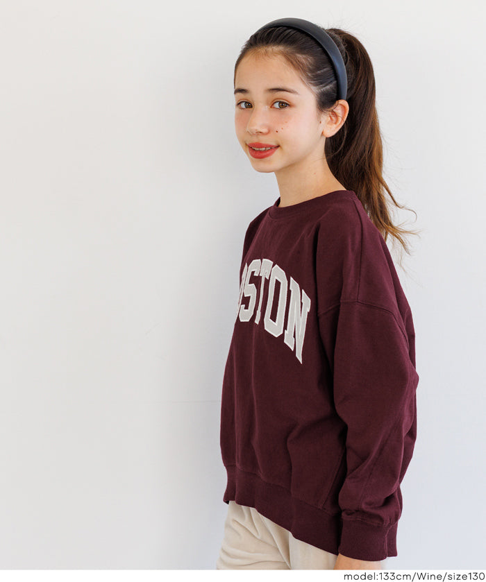 童裝英字LOGO長袖衛衣 親子裝