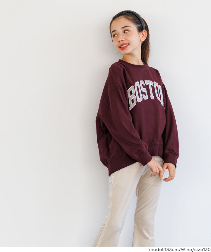 童裝英字LOGO長袖衛衣 親子裝