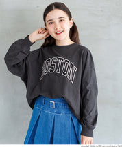 童裝英字LOGO長袖衛衣 親子裝