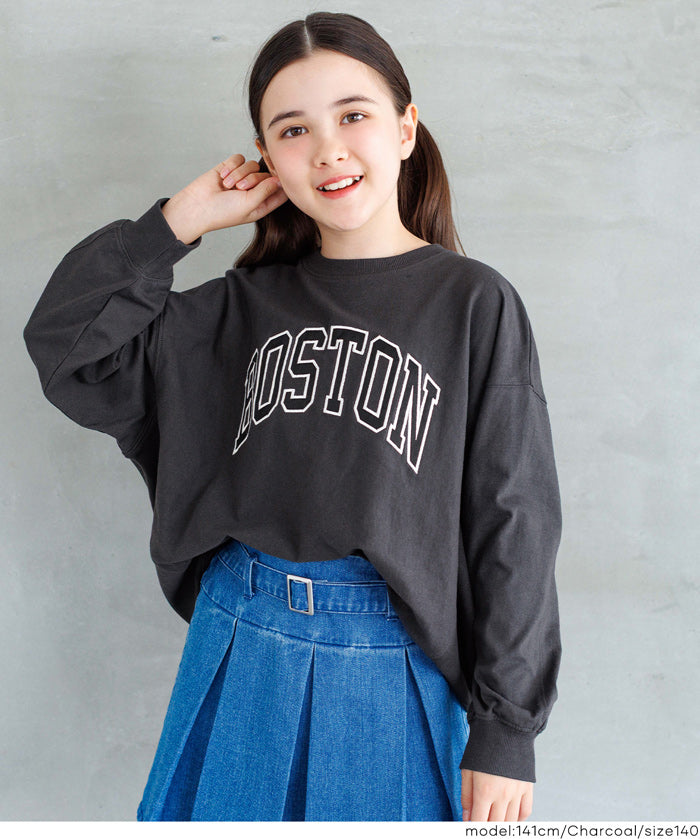 童裝英字LOGO長袖衛衣 親子裝