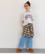 童裝英字LOGO長袖衛衣 親子裝