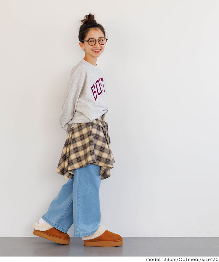 童裝英字LOGO長袖衛衣 親子裝