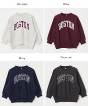 童裝英字LOGO長袖衛衣 親子裝