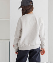 【重磅棉】童裝袖口刺繡LOGO長袖衛衣 親子裝