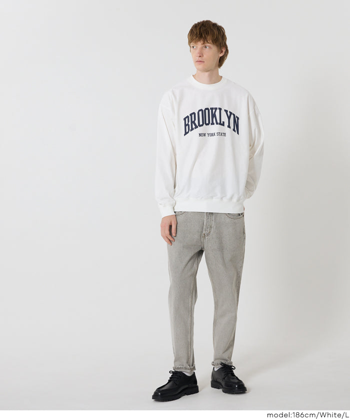 男裝英字LOGO長袖T衛衣