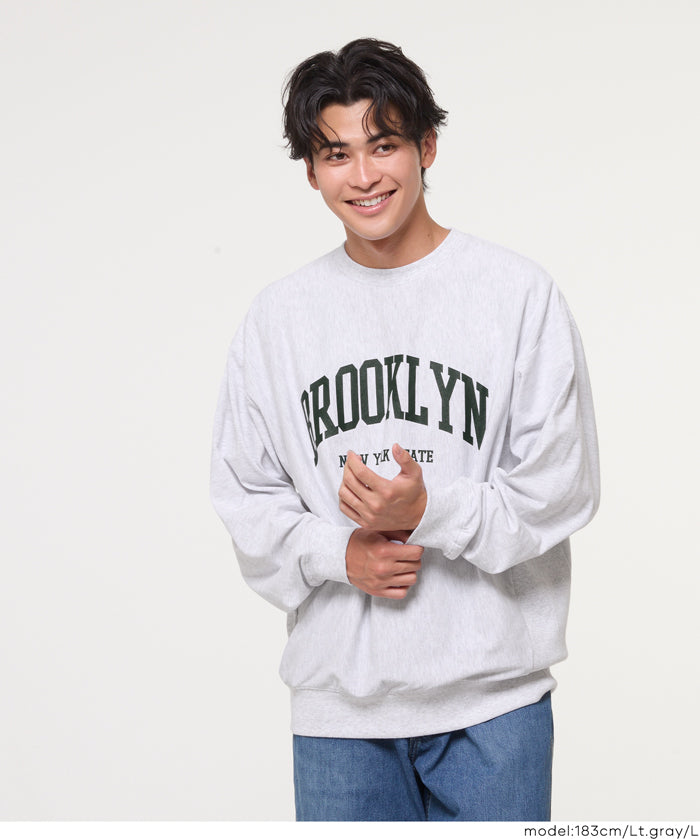 男裝英字LOGO長袖T衛衣