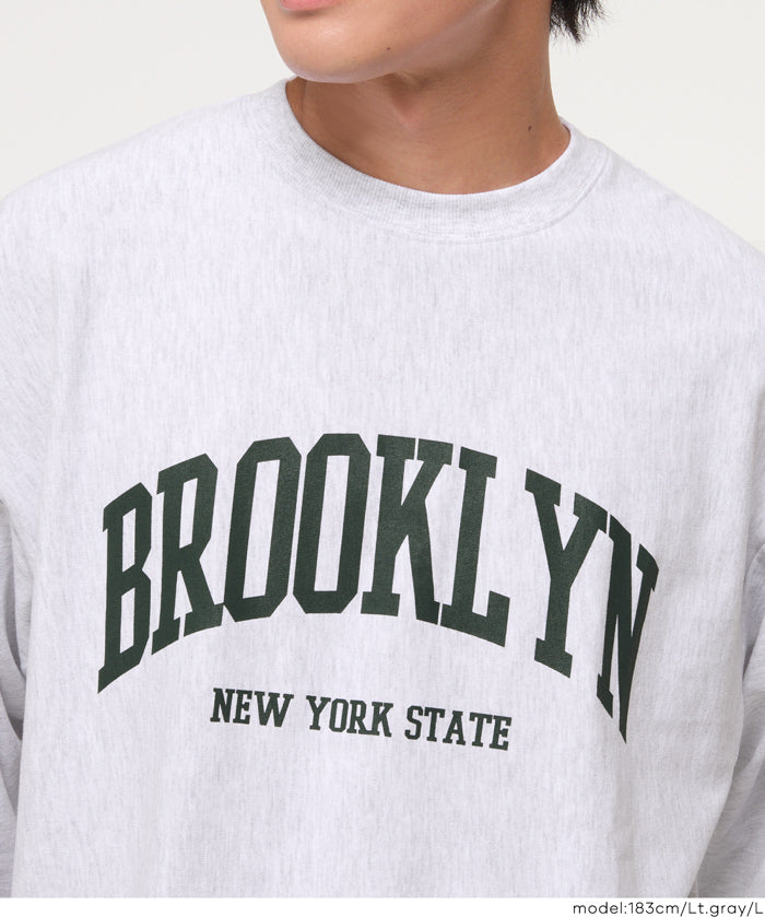 男裝英字LOGO長袖T衛衣