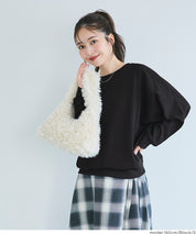 【壓紋機能】修身飛鼠長袖上衣