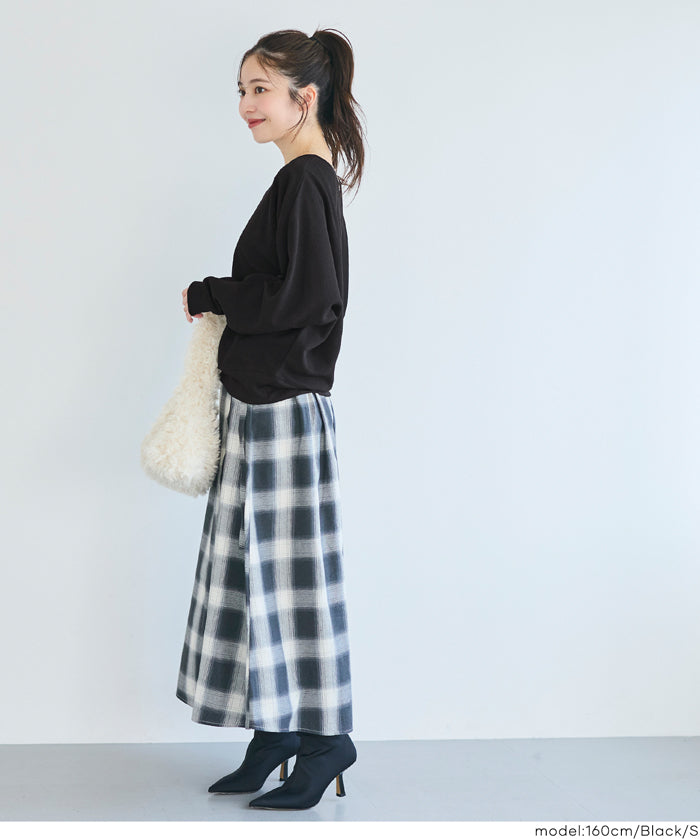 【壓紋機能】修身飛鼠長袖上衣