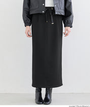 柔軟太空棉 休閒直筒半裙