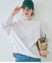 素色開岔長袖衛衣