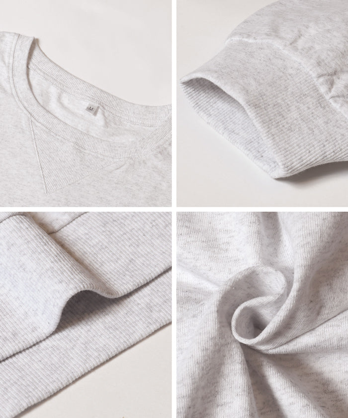 素色開岔長袖衛衣