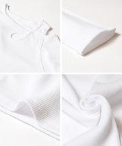 童裝不規則肩膀設計長袖上衣