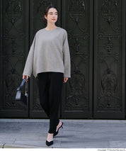 柔軟太空棉寬鬆長袖上衣