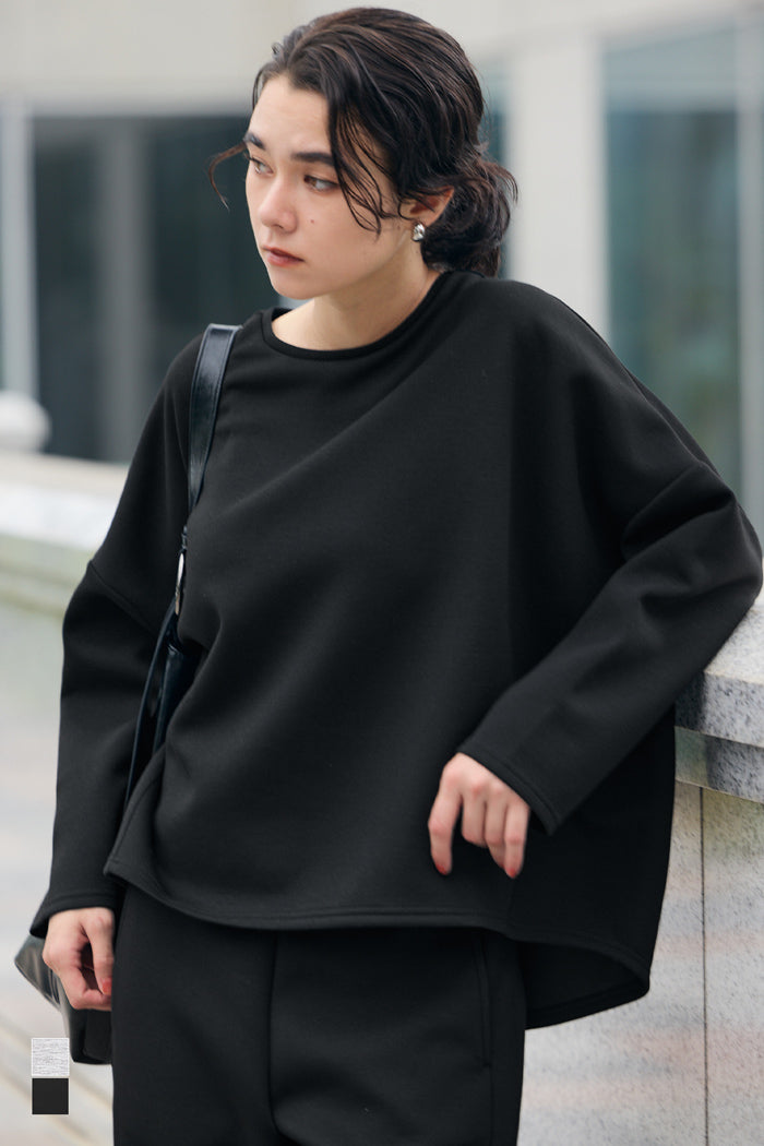 柔軟太空棉寬鬆長袖上衣