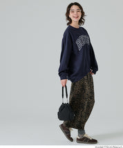 English LOGO long-sleeved sweatshirt parent-child outfit