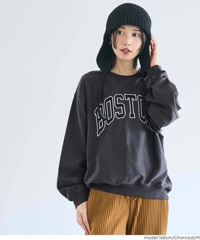 English LOGO long-sleeved sweatshirt parent-child outfit