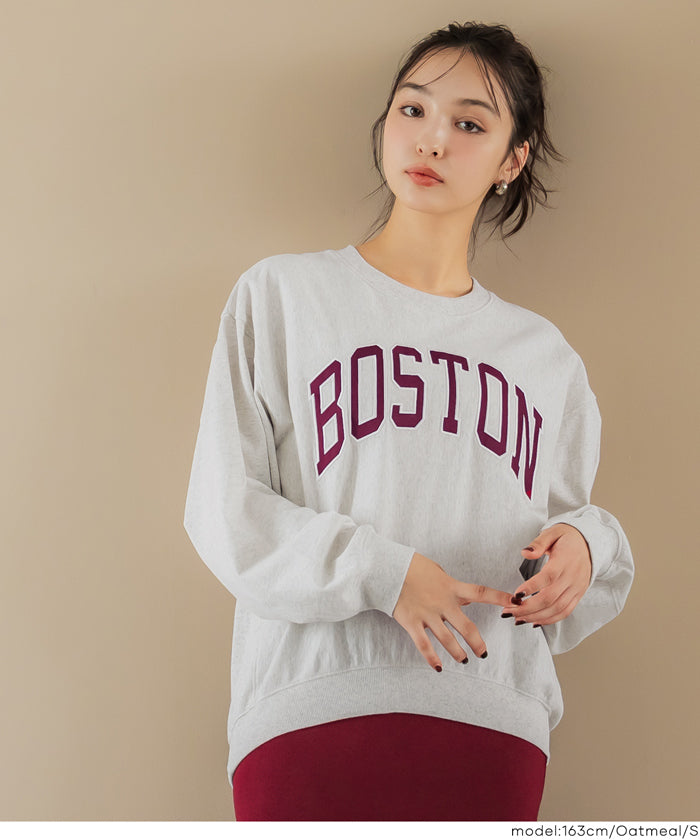 English LOGO long-sleeved sweatshirt parent-child outfit