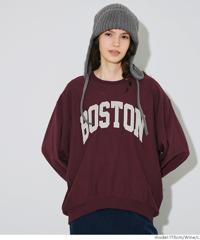 English LOGO long-sleeved sweatshirt parent-child outfit