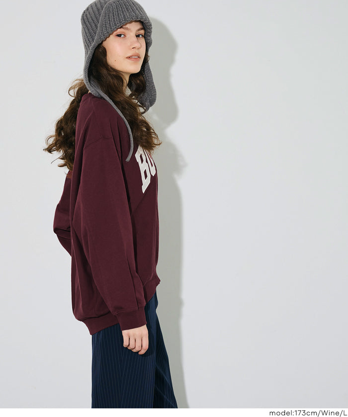 English LOGO long-sleeved sweatshirt parent-child outfit