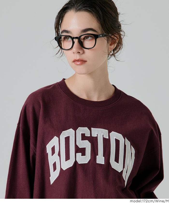 English LOGO long-sleeved sweatshirt parent-child outfit