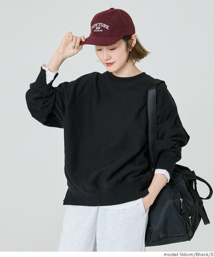 【重磅棉】假兩件層次造型棉質衛衣