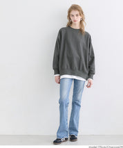 【重磅棉】假兩件層次造型棉質衛衣