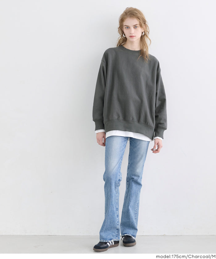 【重磅棉】假兩件層次造型棉質衛衣