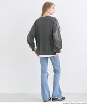 【重磅棉】假兩件層次造型棉質衛衣