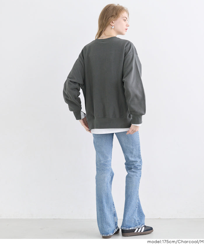 【重磅棉】假兩件層次造型棉質衛衣