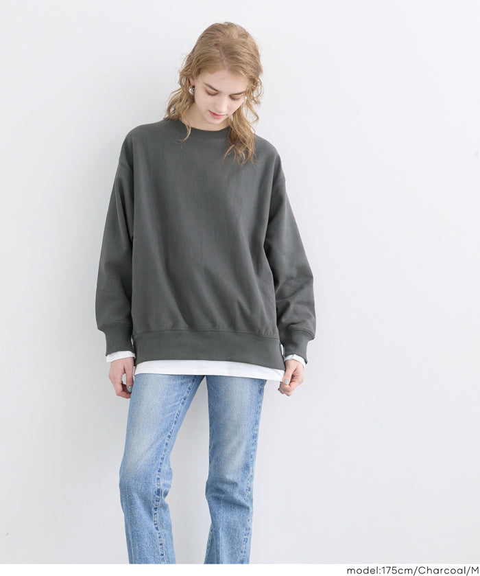 【重磅棉】假兩件層次造型棉質衛衣