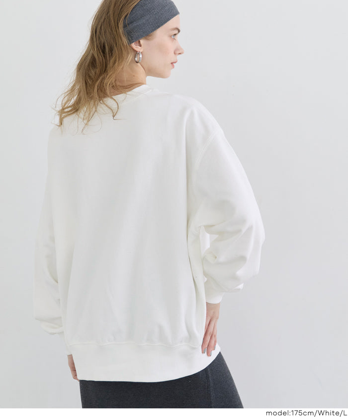 【重磅棉】袖口刺繡LOGO長袖衛衣 親子裝