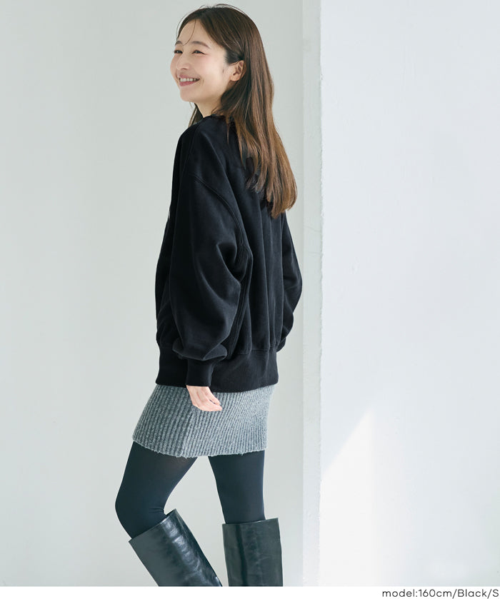 【重磅棉】袖口刺繡LOGO長袖衛衣 親子裝